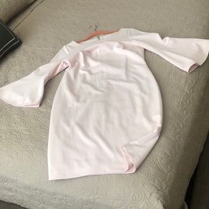 Blush Calvin Klein Bell Sleeve Dress Size 12